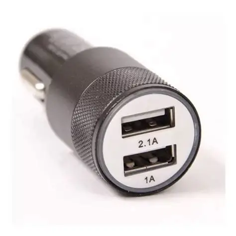 CARGADOR DE TELEFONO DOBLE USB 12/24V 5V 2.1A (86481)