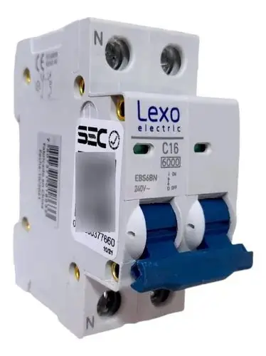 INTERRUPTOR BIPOLAR 16A TIPO SQUARE D (EL-1654)