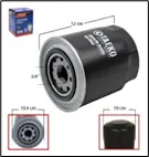 FILTRO DE ACEITE MB L200/L300 Caja 5ta (1230A045) (26300-42030)