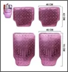 Alfombra Fluorescente Roja/Rosada 4 (LF-5070-R)