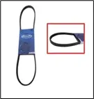 CORREA ACANALADA 1000X14.2MM (4 CANALES) (4PK1000)