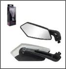 ESPEJO P/MOTO NEGRO/SIL ROSCA 8-10MM (LF-4616-SIL/TM-1204-SIL) 