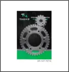 sproket delantero/trasero 39-14T FZ16 (TM-1621)