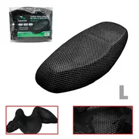 MALLA DE ASIENTO PARA MOTO NEGRA L (TM-22003 )