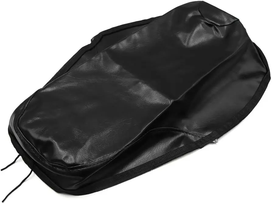 FORRO P/ASIENTO REVERSIBLE P/ MOTO NEGRA 95X53CM 190T (TM-22005 )