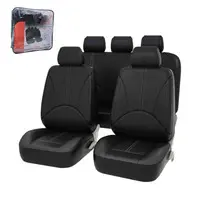 FORRO P/ASIENTO NEGRO 9pzas (16-8021-N)