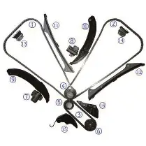 KIT DE DISTRIBUCION HYU Grand i10, Accent 11-17, KIA Picanto 11-18 (TK-HY013)