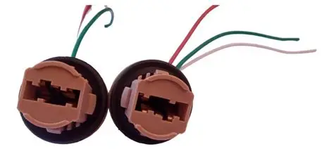 SOCKET BOMBILLO COLA DE PEZ (2 FILAMENTO) 