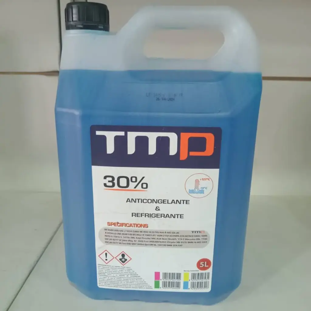 Anticongelante Refrigerante Azul 30% TMP 5Lt