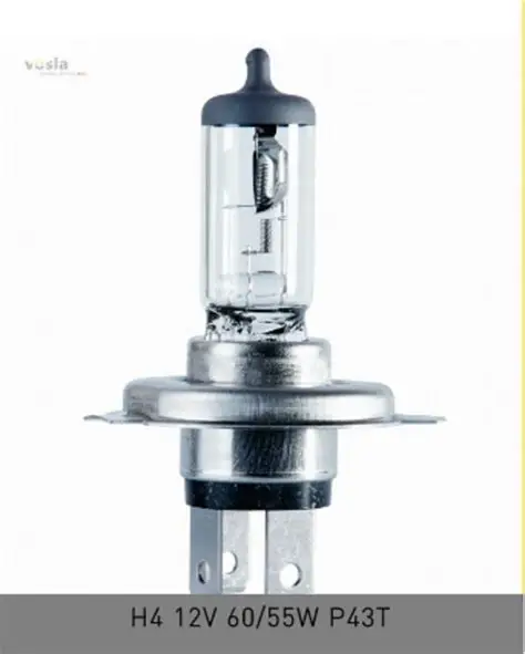 BOMBILLO H4 STANDARD 12V 60/55W P43T CLEAR
