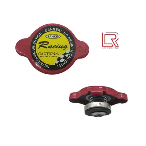 TAPA DE RADIADOR RACING ROJO 9LBS (GWR-005-R)