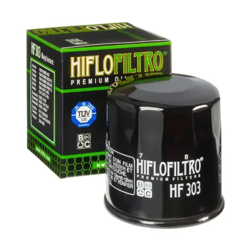 FILTRO DE ACEITE P/ MOTO DEPORTIVA KAWASAKI ZX6R-ZX10R-Z900 (HF303)