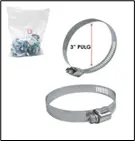 GRAPAS DE MANGUERA 3" (F-1293) (G-40)