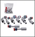 KIT DE CONECTORES PARA A/C 8PZAS/KIT (LF-4737)