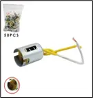 [900*11*0102] SOCKET METAL P/BOMBILLO 2CONT (CS-977) G1 (SQ-178)