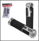 [900*11*0334] manubrio p/moto silver (TM-7002-SIL)