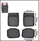 [900*11*0427] Alfombra de PVC Negra 4PZAS/SET (LF-5054-N)