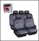[900*11*0456] FORRO P/ASIENTO NEGRO/GRIS 9PZAS/SET (16-6135-NG)