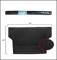 ALFOMBRA DE CAUCHO NEGRA P/MALETERO (F020-1802P-N)