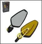 ESPEJO RETROVISOR PARA MOTO DORADO (TM-1208-DOR)