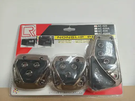 KIT PEDAL MANUAL 3PZAS/SET NEGRO (LF-4304)