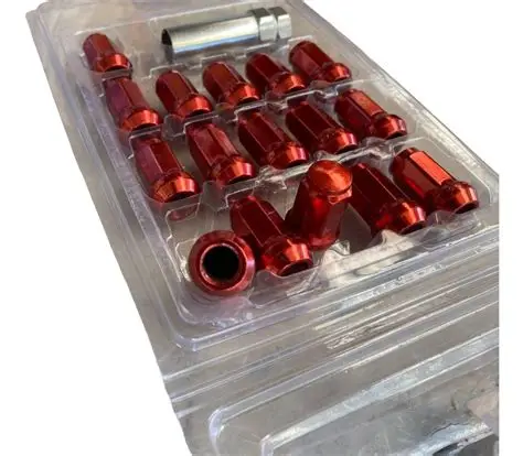 TUERCA ROJA 1.50MM 20PZAS/SET (LF-6865-R-A )