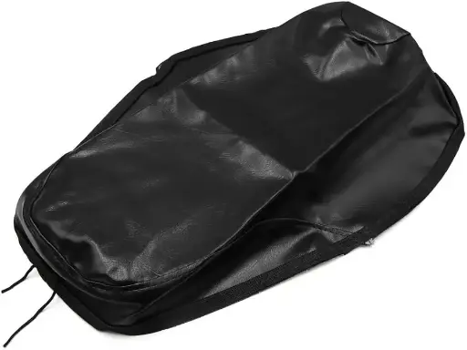 FORRO P/ASIENTO REVERSIBLE P/ MOTO NEGRA 95X53CM 190T (TM-22005 )