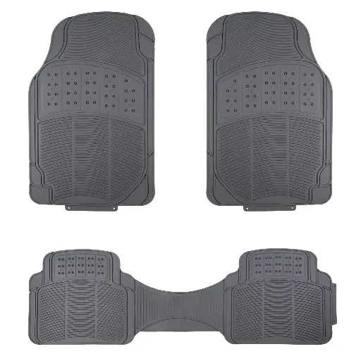 ALFOMBRA DE PVC GRIS 4pzas (2327NP-G)
