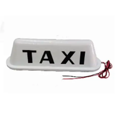 LETRERO TAXI C/IMAN BLANCO (95101-B)
