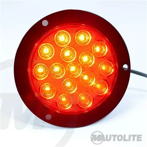 LAMPARA TRASERA ROJA 12V 18LED 3.6W (LF-9073)
