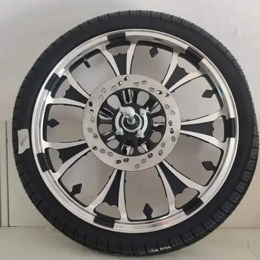 KIT Rueda delantera, con disco, neumatico y eje GN 125F (82320)